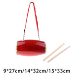 Maxbell Waist Drum Kids Early Learning Adult Waist Drums Durable Musical Gifts 9cmx27cm