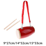 Maxbell Waist Drum Kids Early Learning Adult Waist Drums Durable Musical Gifts 9cmx27cm