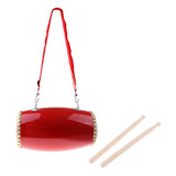 Maxbell Waist Drum Kids Early Learning Adult Waist Drums Durable Musical Gifts 14cmx32cm