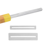 Maxbell Maxbell Guitar Fret Crowning File with Neck Protection Sheets for Ukulele Banjo