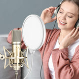 Maxbell Universal Microphone Wind Screen Professional Stable for Video Broadcasting