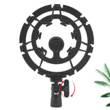 Maxbell Maxbell Mic Shock Mount Holder Mic Holder Clip for Home Condenser Mic Stage 16.4cmx11.9cm