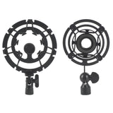 Maxbell Maxbell Mic Shock Mount Holder Mic Holder Clip for Home Condenser Mic Stage 16.4cmx11.9cm