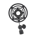 Maxbell Maxbell Mic Shock Mount Holder Mic Holder Clip for Home Condenser Mic Stage 16.2cmx10cm