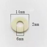 Maxbell 10x Felt Washer Pad Fittings Set Durable for Trumpet Trombone Cornet White