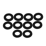 Maxbell 10x Felt Washer Pad Fittings Set Durable for Trumpet Trombone Cornet Black