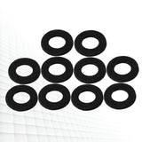 Maxbell 10x Felt Washer Pad Fittings Set Durable for Trumpet Trombone Cornet Black