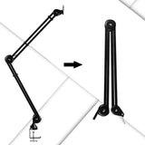 Maxbell Mount Arm Stand 360 Degree Rotary Flexible for Stage Performance Concert 52cmx52cm