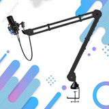 Maxbell Mount Arm Stand 360 Degree Rotary Flexible for Stage Performance Concert 52cmx52cm
