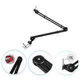 Maxbell Mount Arm Stand 360 Degree Rotary Flexible for Stage Performance Concert 52cmx52cm