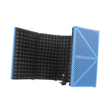 Maxbell Microphone Isolation Shield Studio Recording Foldable Recording for Vocals Blue