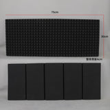 Maxbell Microphone Isolation Shield Studio Recording Foldable Recording for Vocals Black