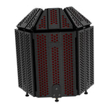 Maxbell Studio Microphone Isolation Shield Portable 3 Panels for Recording Podcasts