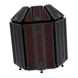 Maxbell Studio Microphone Isolation Shield Portable 3 Panels for Recording Podcasts