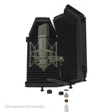 Maxbell Studio Microphone Isolation Shield Portable 3 Panels for Recording Podcasts