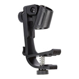 Maxbell 2 Pieces Drum Rim Microphone Clip Microphone Mic Stand Mic Drum Clamp Holder