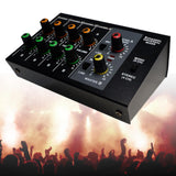 Maxbell Professional Audio Mixer Small Mixer Compact Portable for Stage