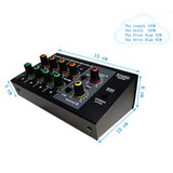 Maxbell Professional Audio Mixer Small Mixer Compact Portable for Stage