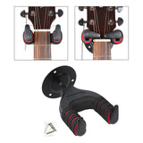 Maxbell Guitar Wall Rack Automatic Locking Stand Adjustable Hook for Instrument
