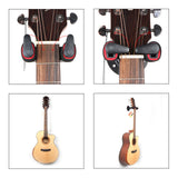 Maxbell Guitar Wall Rack Automatic Locking Stand Adjustable Hook for Instrument