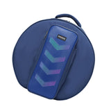 Maxbell Snare Drum Bag Portable Instrument Backpack Lightweight 14inch Backpack Case blue