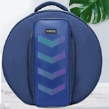 Maxbell Snare Drum Bag Portable Instrument Backpack Lightweight 14inch Backpack Case blue