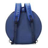 Maxbell Snare Drum Bag Portable Instrument Backpack Lightweight 14inch Backpack Case blue