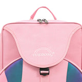 Maxbell Dumb Drum Bag Pocket Adjustable Strapes Lightweight for Student Travel Pink