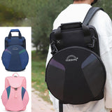 Maxbell Dumb Drum Bag Pocket Adjustable Strapes Lightweight for Student Travel Pink