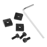 Maxbell 3 x Guitar Locking Nut Screws Guitar Parts Replacement for Tremolo Bridge Black