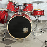 Maxbell 1 Piece Port Hole Protector Pads Drum Rings Easy to Use Non Slip Bass Drum Black