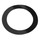 Maxbell 1 Piece Port Hole Protector Pads Drum Rings Easy to Use Non Slip Bass Drum Black