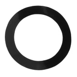 Maxbell 1 Piece Port Hole Protector Pads Drum Rings Easy to Use Non Slip Bass Drum Black