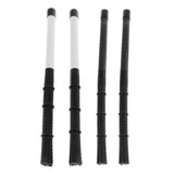 Maxbell Retractable Drum Brush Professional Nylon for Jazz Band Drummers White