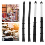 Maxbell Retractable Drum Brush Professional Nylon for Jazz Band Drummers White