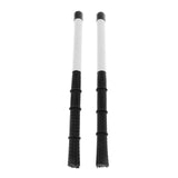Maxbell Retractable Drum Brush Professional Nylon for Jazz Band Drummers White