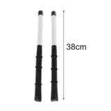 Maxbell Retractable Drum Brush Professional Nylon for Jazz Band Drummers White