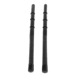 Maxbell Retractable Drum Brush Professional Nylon for Jazz Band Drummers Black
