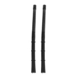 Maxbell Retractable Drum Brush Professional Nylon for Jazz Band Drummers Black