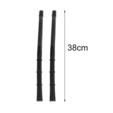 Maxbell Retractable Drum Brush Professional Nylon for Jazz Band Drummers Black