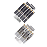 Maxbell Headless Guitar Bridge Tailpiece for Headless Electric Guitar Accessory Argent