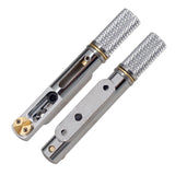 Maxbell Headless Guitar Bridge Tailpiece for Headless Electric Guitar Accessory Argent