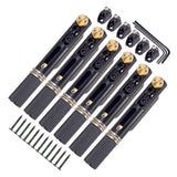 Maxbell Headless Guitar Bridge Tailpiece for Headless Electric Guitar Accessory Black