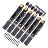 Maxbell Headless Guitar Bridge Tailpiece for Headless Electric Guitar Accessory Black