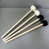 Maxbell 2Pcs Drumsticks Percussion Accs Multipurpose Wear Resistant for Hand Drum Black
