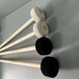 Maxbell 2Pcs Drumsticks Percussion Accs Multipurpose Wear Resistant for Hand Drum Black