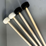 Maxbell 2Pcs Drumsticks Percussion Accs Multipurpose Wear Resistant for Hand Drum Black