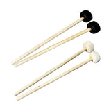 Maxbell 2Pcs Drumsticks Percussion Accs Multipurpose Wear Resistant for Hand Drum Black