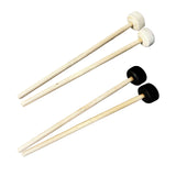 Maxbell 2Pcs Drumsticks Percussion Accs Multipurpose Wear Resistant for Hand Drum Black