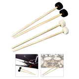 Maxbell 2Pcs Drumsticks Percussion Accs Multipurpose Wear Resistant for Hand Drum Black